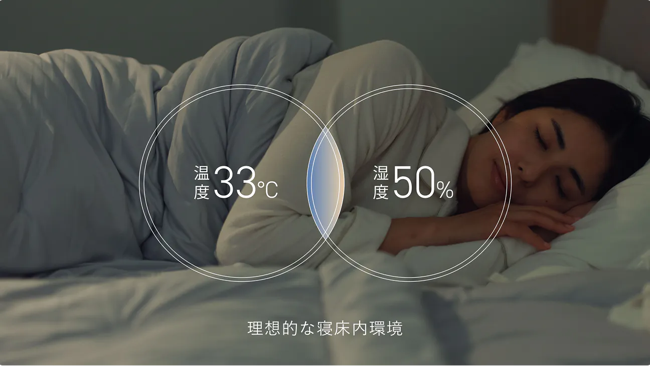 理想的な睡眠環境 イメージ