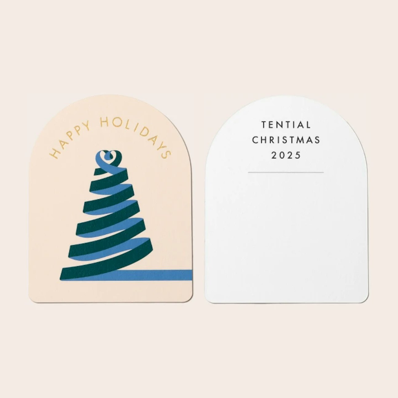 クリスマス限定メッセージカードをご用意