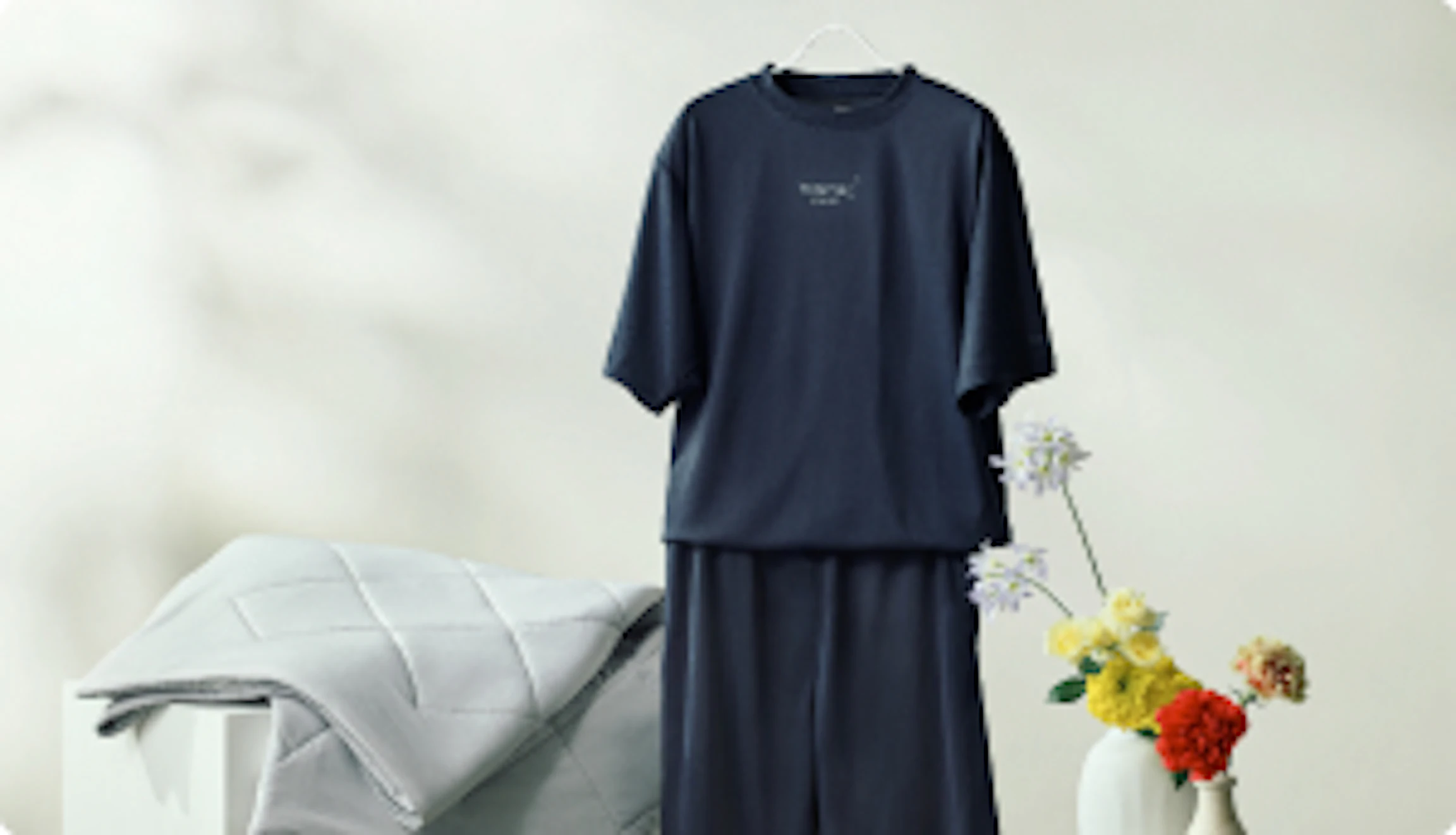 夏の涼感 パジャマ&敷きパッドセット