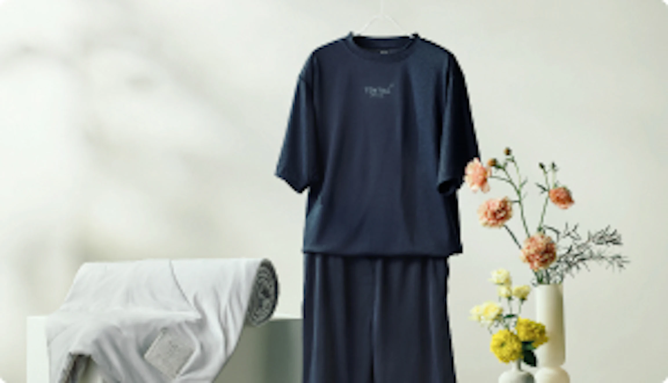 夏の涼感 パジャマ&掛け布団セット