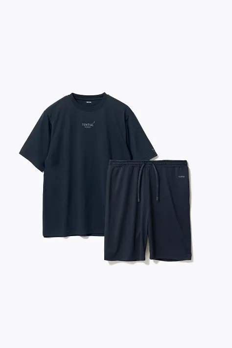 BAKUNE Dry Men's 上下セット（半袖Tシャツ・ショートパンツ）