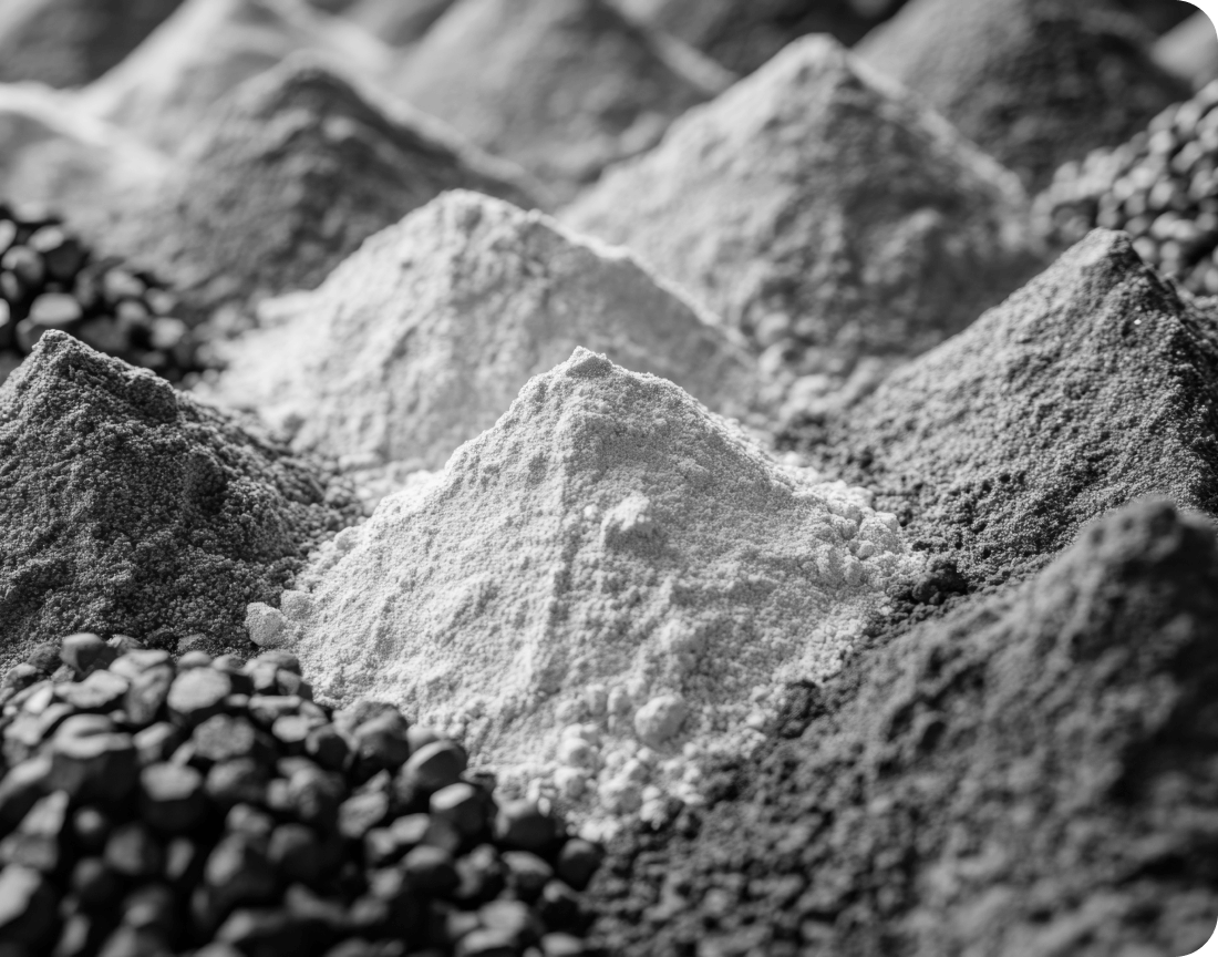 8種の鉱石を黄金比で配合