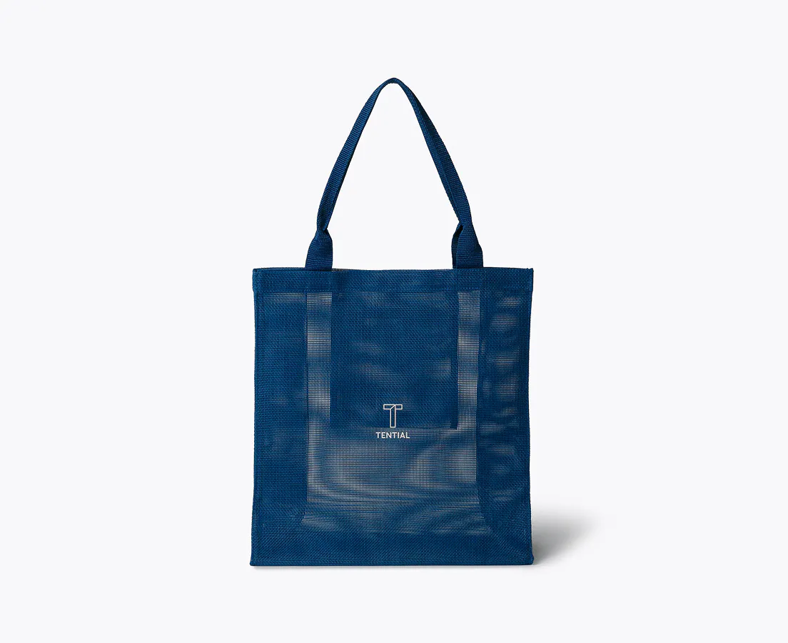 〈ジム・サウナに便利〉メッシュトート